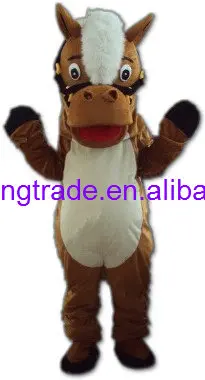 Nieuwe Volwassen Karakter Halloween Donkey Mascot Kostuum Halloween Kerst Jurk Full Body Props Outfit Mascotte Kostuum