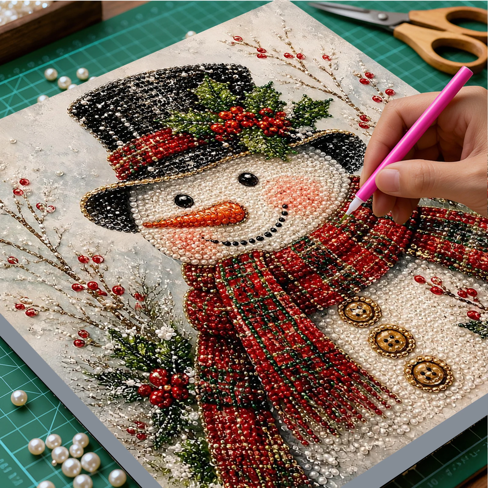 20x20cm DIY Christmas Pearl Di - Art Craft For Christmas recension och pris