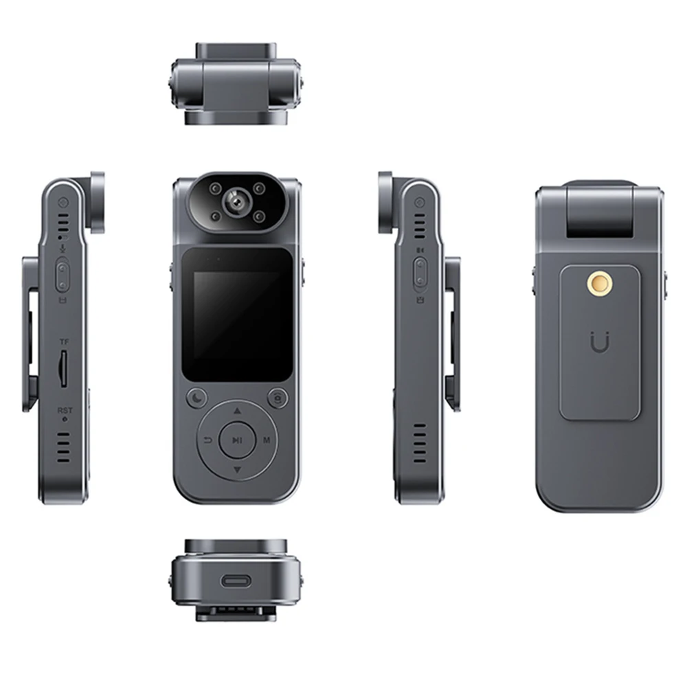 4K/2K/1080P WiFi Digital Camera Rotary Lens Loop Recording Sports Camera Voice Recorder Portable Infrared Night Vision Bodycam