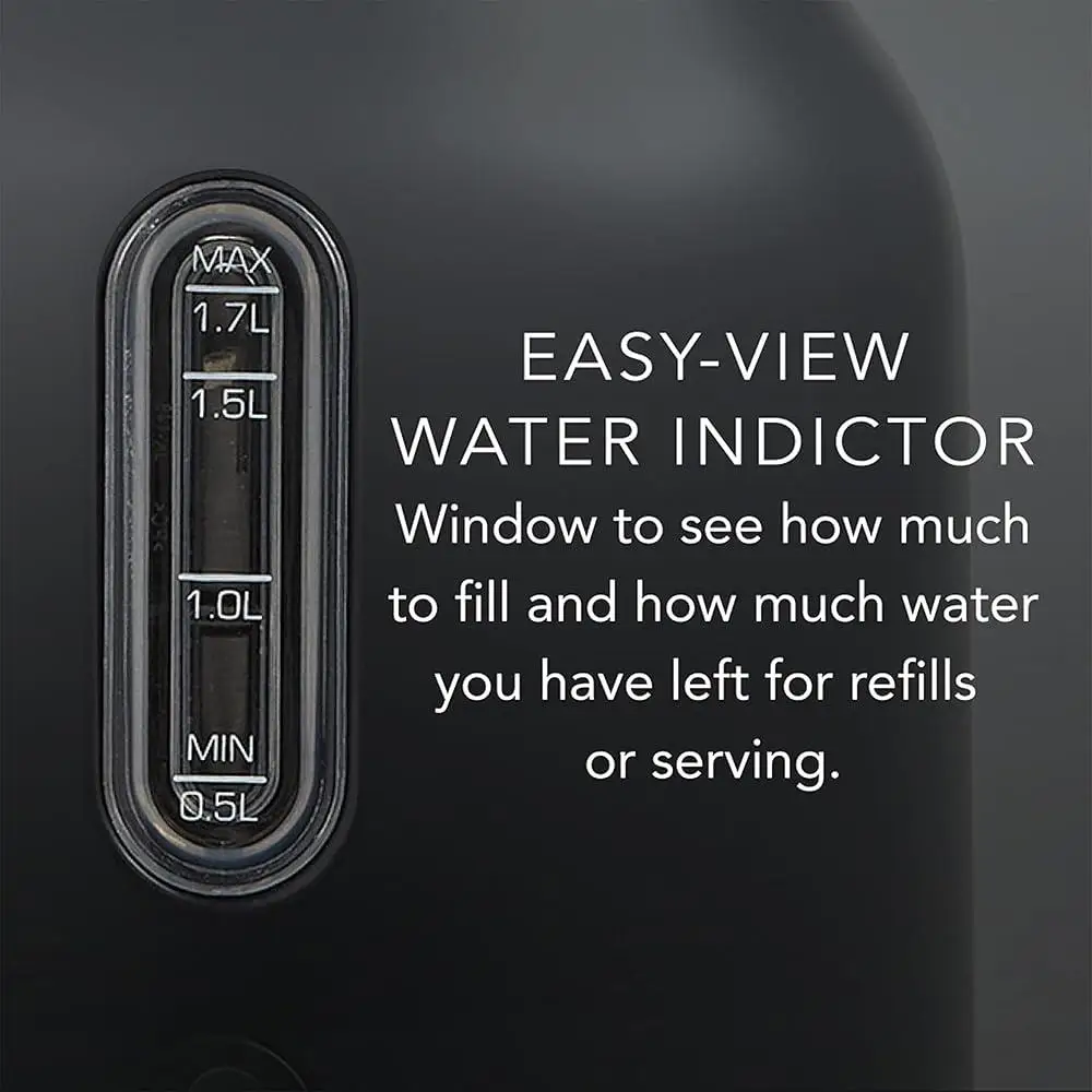 Czajnik elektryczny ze stali nierdzewnej 1500W automatyczne wyłączanie ochrona przed gotowaniem na sucho wskaźnik temperatury wody podstawa obrotowa urządzenie kuchenne