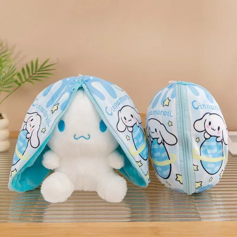 ตุ๊กตาสติทช์น่ารัก การ์ตูนซานริโอ้ ของเล่นซิปแปลงร่าง พวงกุญแจ จี้กระเป๋า ของตกแต่งห้อง ของขวัญวันเกิด วันหยุด