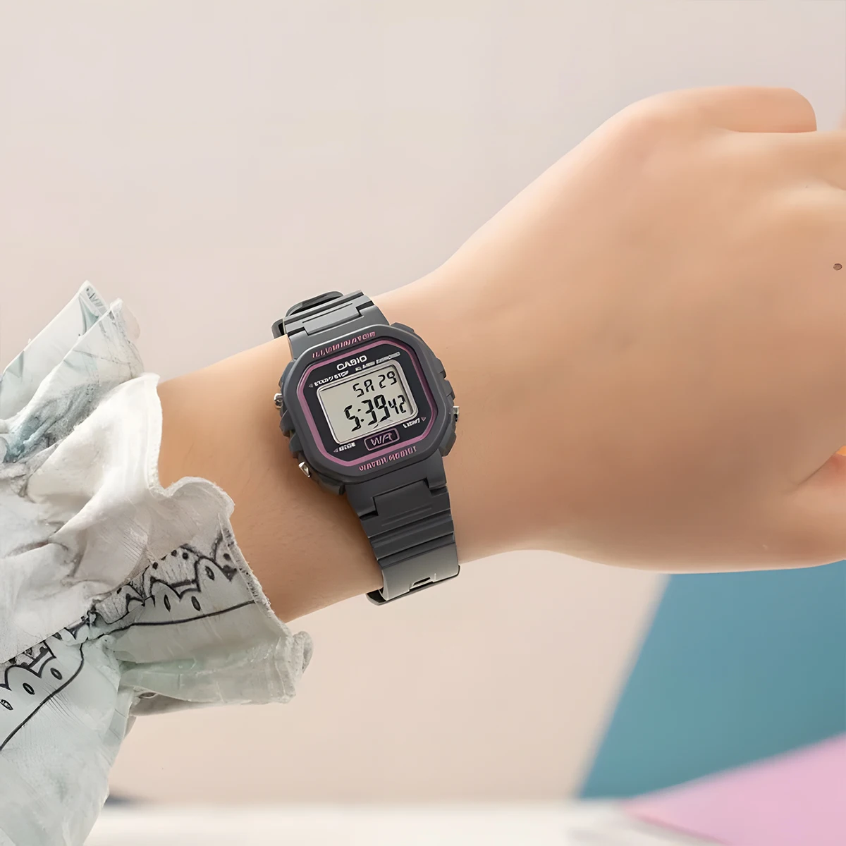 Reloj Casio para mujer LED versátil moderno multifuncional reloj electrónico relogio LA-20WH-8A