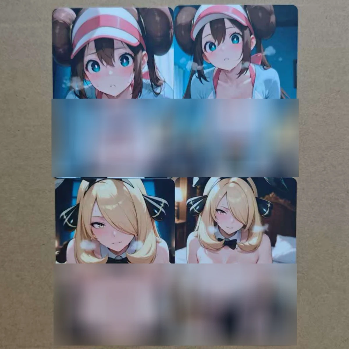 8Pcs/set Trainer Card NSFW Pocket Monsters May Iris Shirona Cynthia DIY PTCG Animation Collection Card 18+ view 3