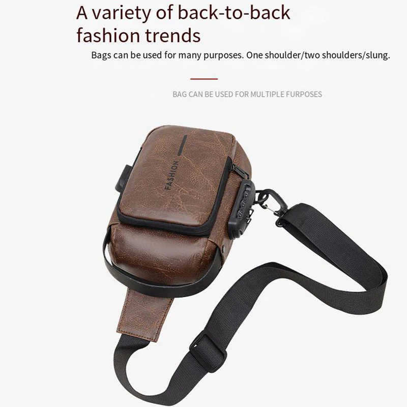 

Мужская нагрудная сумка, сумка через плечо, новая мотоциклетная сумка, большая вместительная повседневная сумка на плечо, модная многофункциональная спортивная сумка