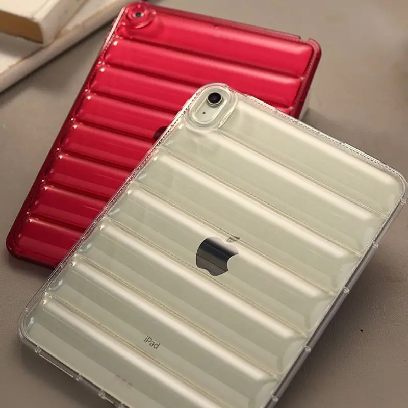 For ipad Pro 11 12 9 Case The Down Jacket Transparent Clear Cover for iPad Air 5 4 Pad Mini 6 2 3 4 5 10 10.5 9.7 12’9 10.9