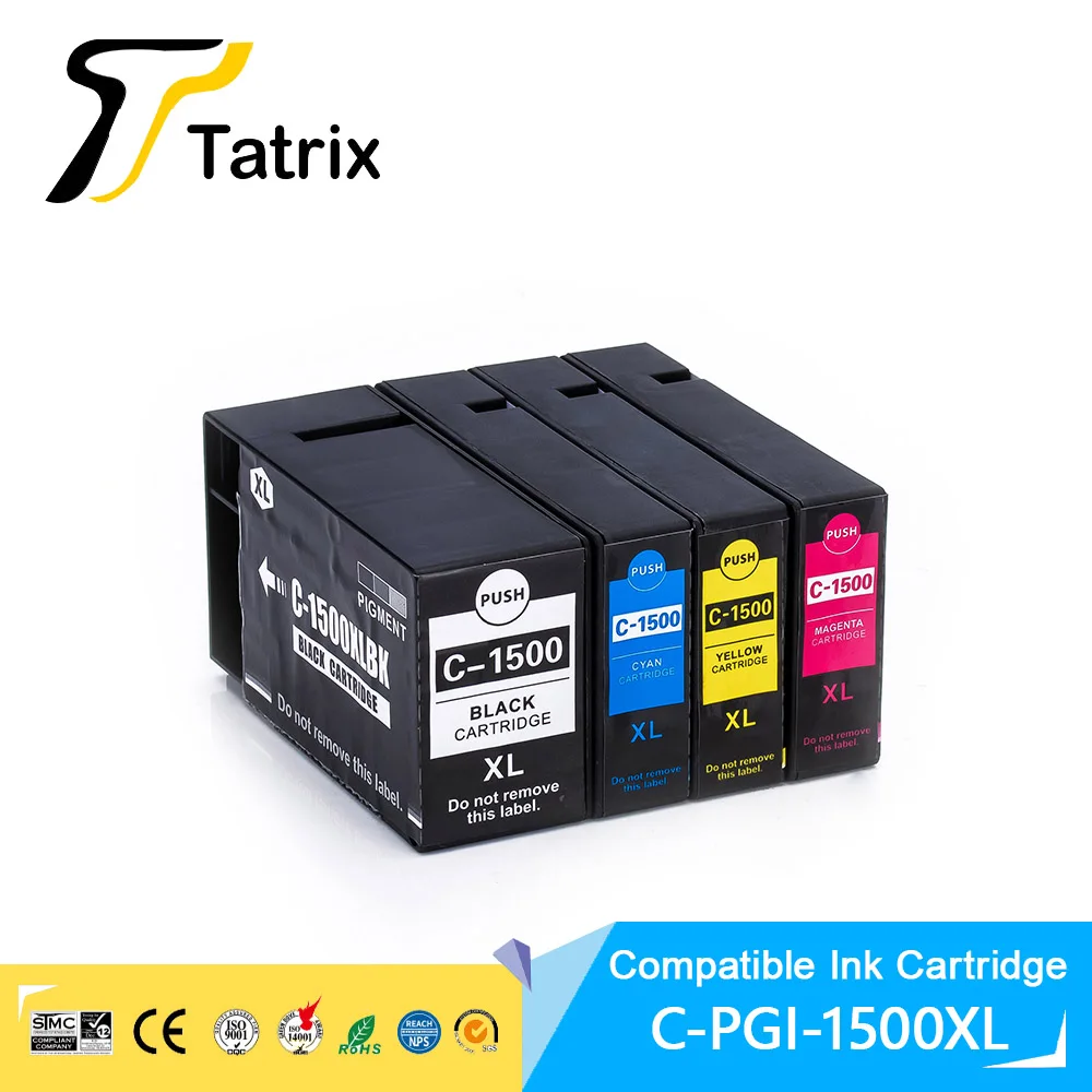 PGI1500 PGI1500XL PGI-1500XL Pigment Ink Cartridge Compatible for Canon MAXIFY MB2050/MB2150/MB2350/MB2750 Printer