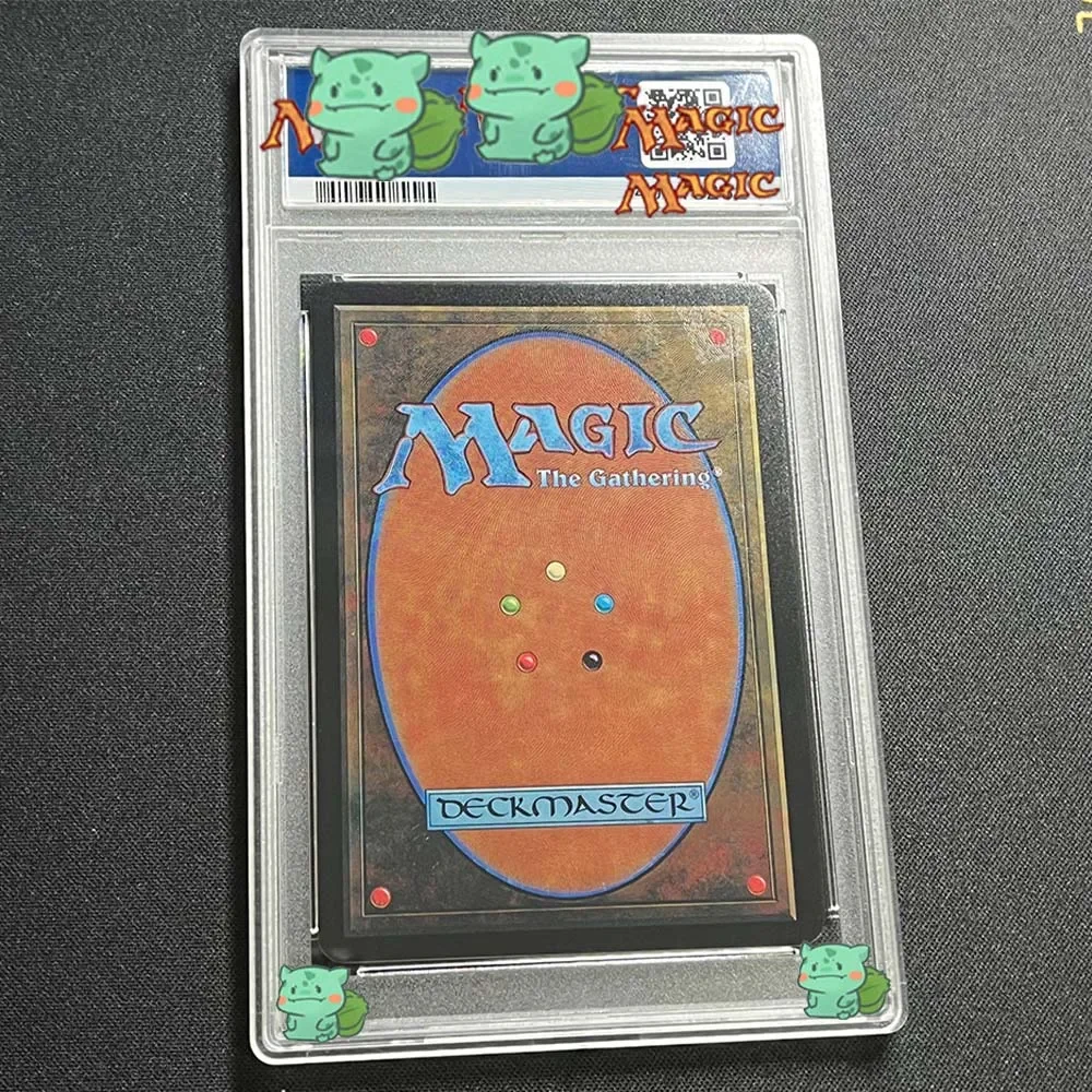 Anime GEM MT 10 Points Grade Collection Card MTG BLACK LOTUS ALPHA Label Holographic Case Collection Replica Child Gift Toy
