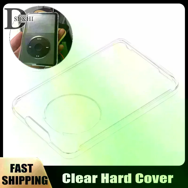 (Thin Version /5TH/2009+ 6Th ) Protector For IPod Classic 6th Gen 120GB 160GB 80GB / 5th 30GB Crystal Clear Hard Cover Case