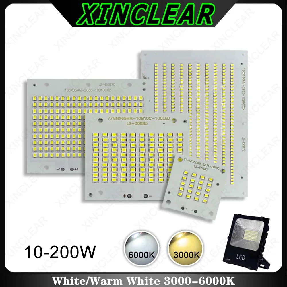 1pcs 10-200W LED Bulb Flood Light Spotlight High Power Lamp Panel Light Source COB LED Diode For 10 20 30 50 100 150 200W Lamp