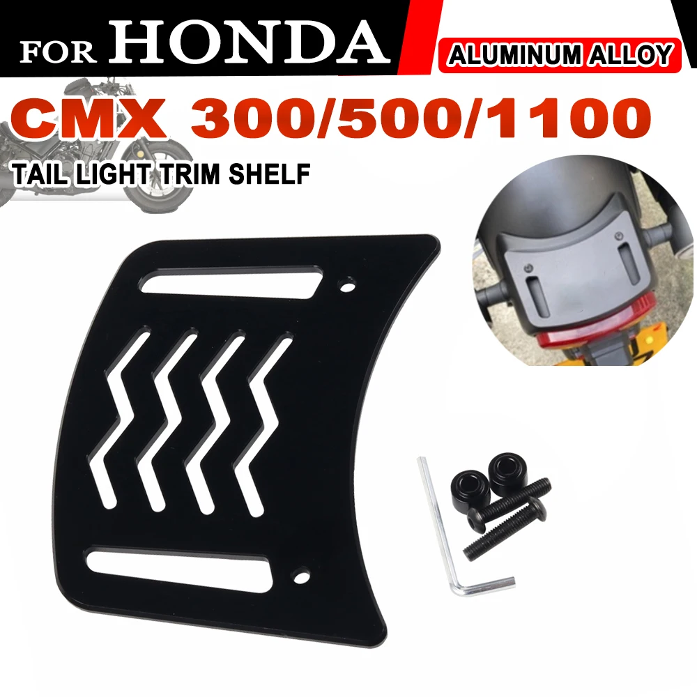

For Honda Rebel 300 500 1100 CMX500 CMX300 CMX1100 Rebel Accessories Tail Light Shell Trim Shelf Taillight Special Guard Cover
