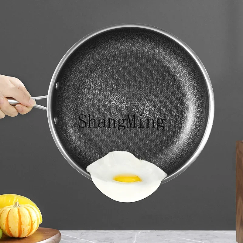 

CL Gauss full set of non-stick pans household wok honeycomb non-stick pans universal stainless steel uncoated