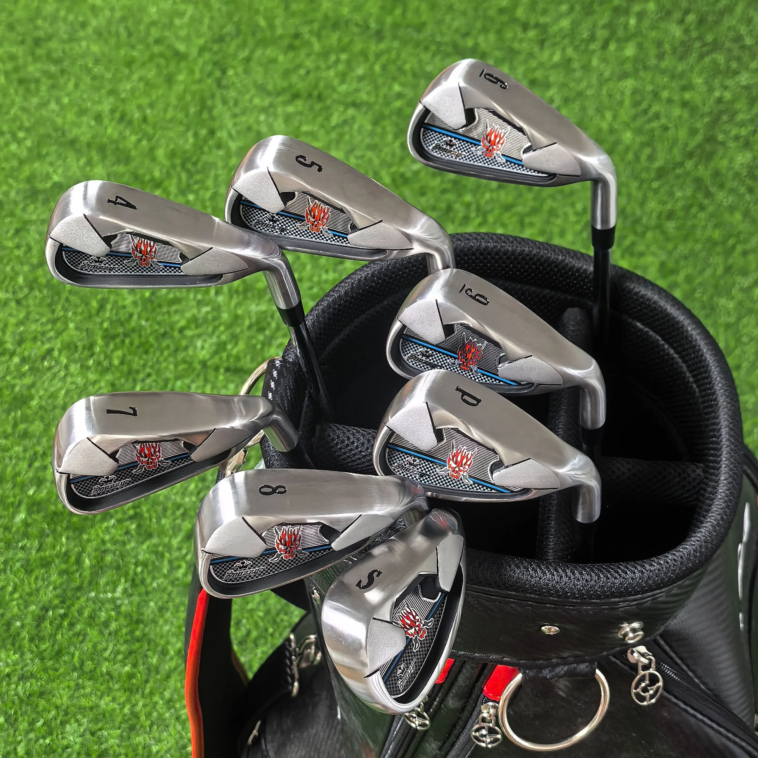 

Набор утюгов для гольфа SNAZZY, кованые утюги для гольфа, 4/5/6/7/8/9/P/S, вал S200, утюги для гольфа с низким центром тяжести