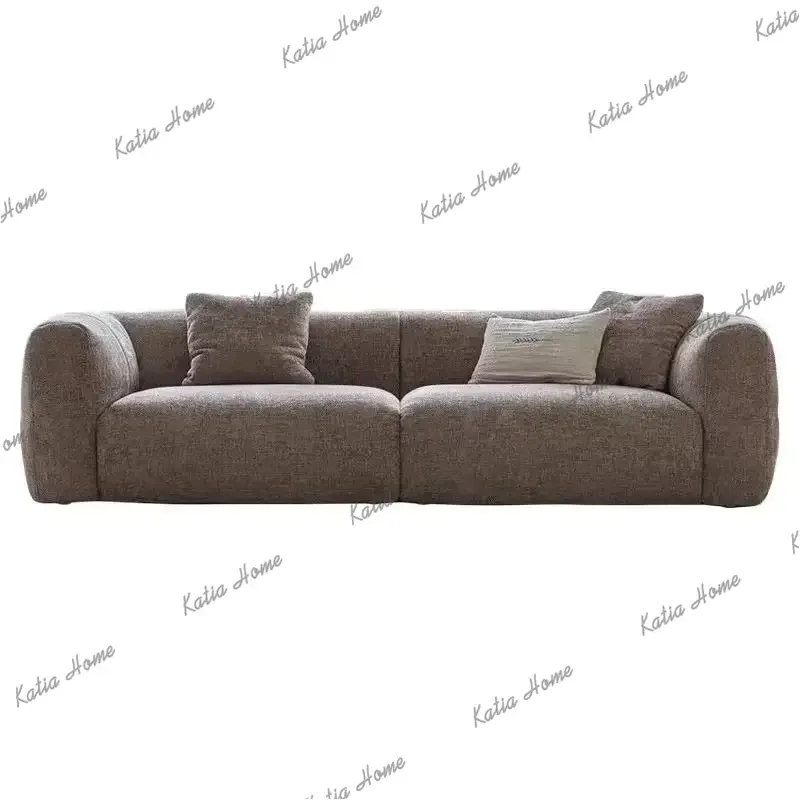 Factory Direct Italian Brown Living Room Sofas Puff Classic Modern Lounge Bubble Living Room Sofas Memory Foam Woonkamerbanken F