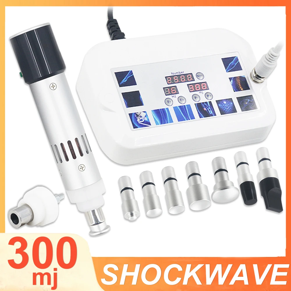 

300MJ Shockwave Therapy Machine For Men Erectile Dysfunction Pain Relief Home Use Physiotherapy Shock Wave Massager