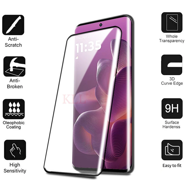 Взрывозащищенная 3D изогнутая керамическая пленка для Motorola Edge 60 60s 50 Fusion 40 Pro Moto X40 X50 Ultra Edge + 2025 Защитная пленка для экрана