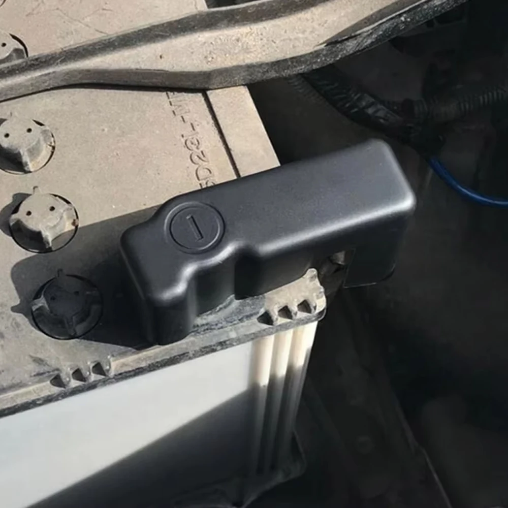 غطاء بطارية السيارة لتويوتا FJ لاند كروزر برادو 150 4 عداء لكزس GX460 GX J150 غطاء حماية طرفي القطب السلبي #3