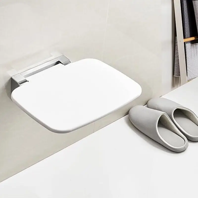 

Elderly bathroom folding bath chair folding shoe changing stool wall-mounted entrance the elderly
