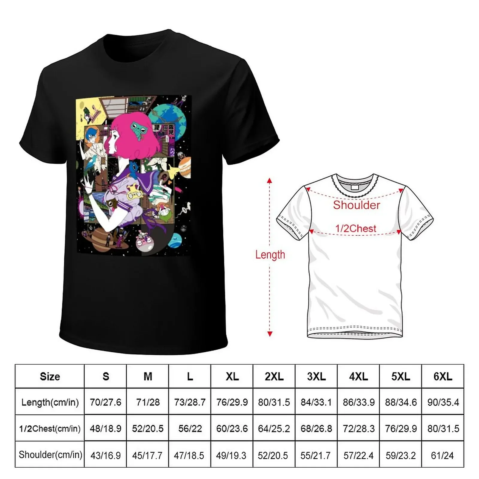 The Tatami Galaxy Anime T-Shirt graphic tee shirt plus sizes graphics mens t shirts pack