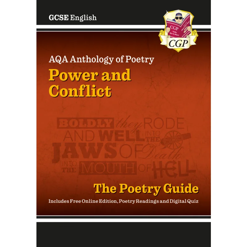 

GCSE Английская поэзия AQA Power Conflict Anthology Inc Online Edition Аудио викторина CGP Книги 9781782943617