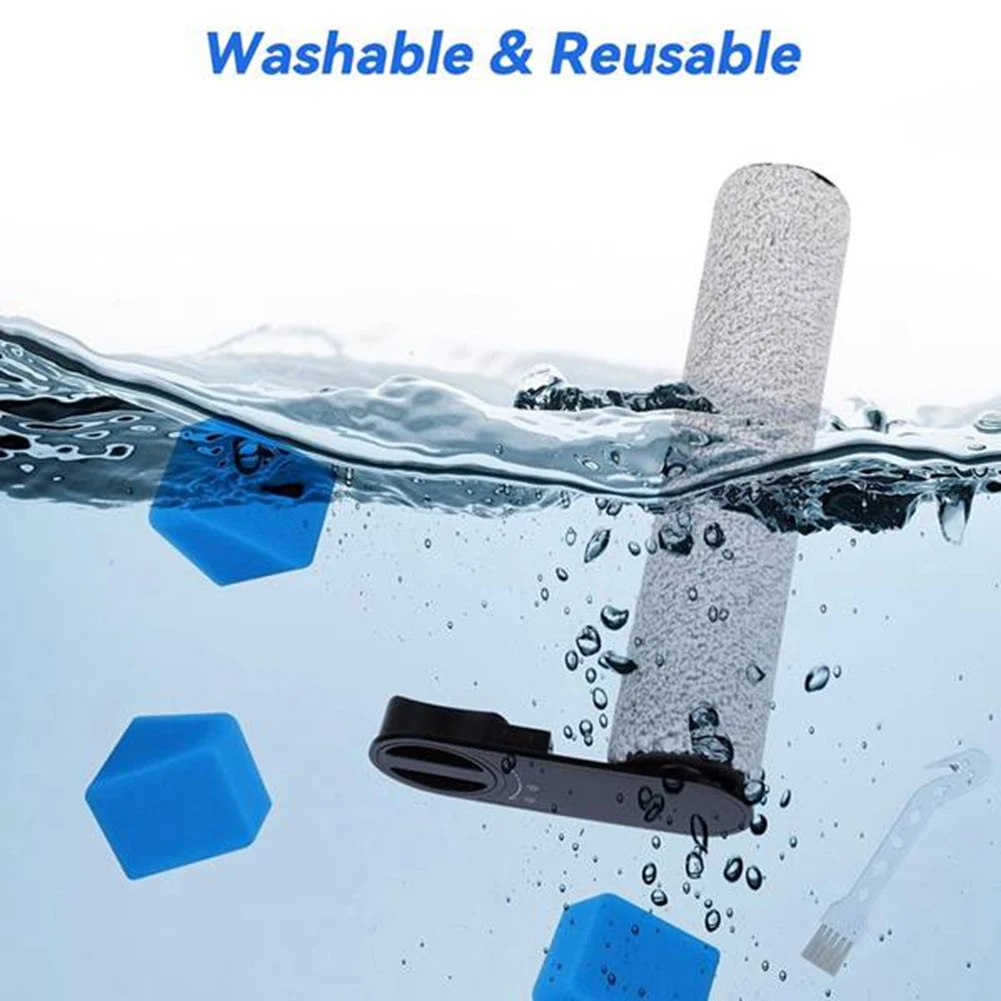 ABLE-For Eureka NEW430/JONR ED12 바닥 세척기 교체 부품 메인 브러시 스펀지 메인 브러시 및 스펀지 세트