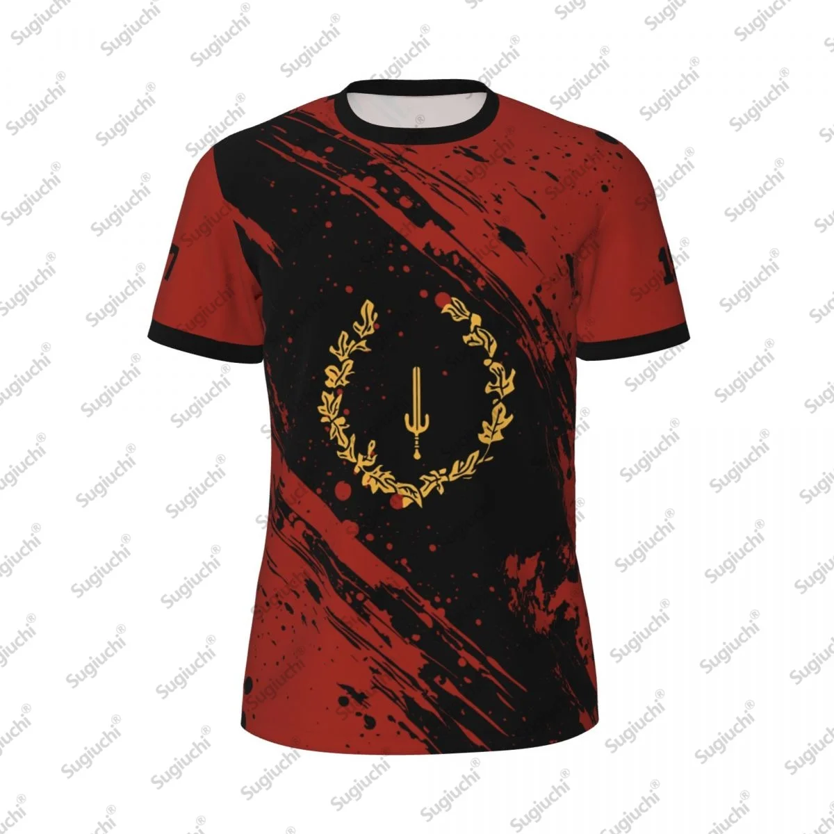 

Black American Heritage 1967 Flag 3D Printed T Shirt Men Summer Short-sleeved Mesh T-shirt For Running Bike Tennis Fitness Fans