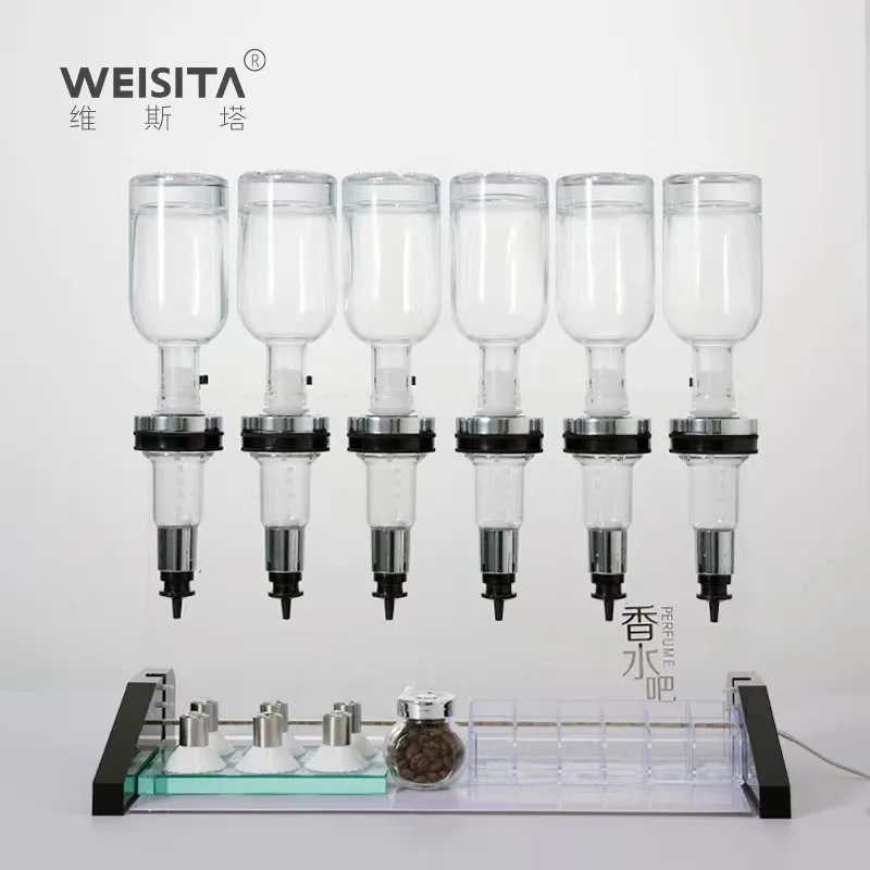 Perfume Display Stand Bulk Perfume Bar Dispenser Acrylic Perfume Stand Plexiglass Display Stand Cabinet Aromatherapy Cover
