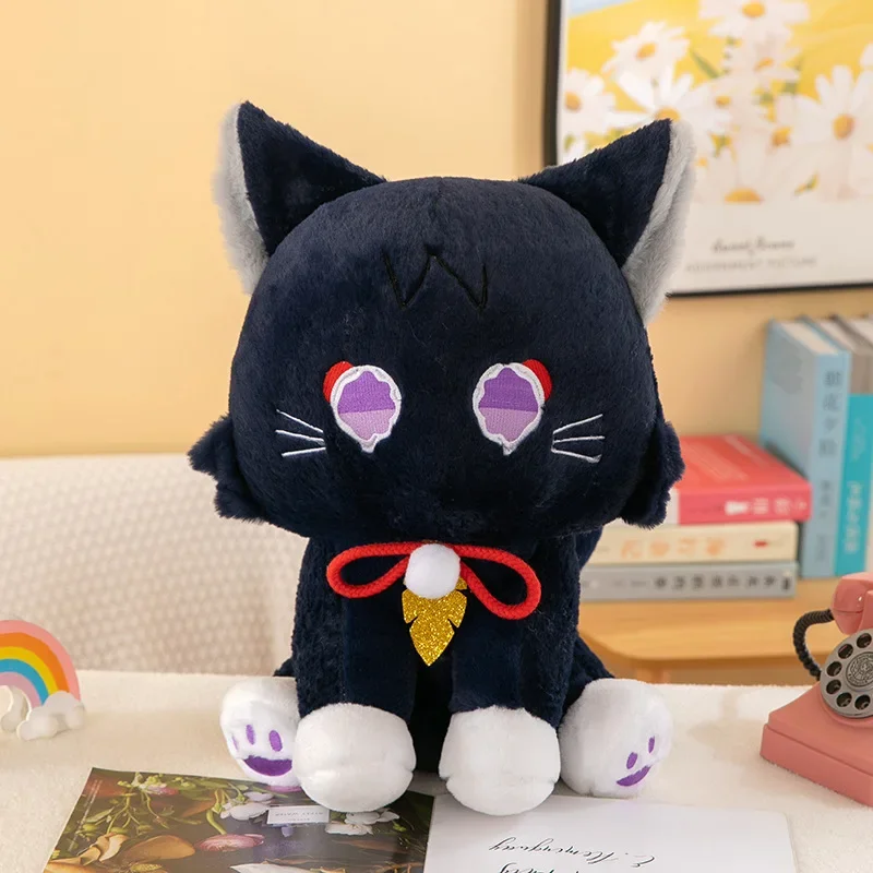 Nouveau jouet en peluche chat moelleux Kawaii, Animal en peluche de Style animé mignon pour cadeau de noël, parfait pour les garçons et les filles, doux et accrocheur