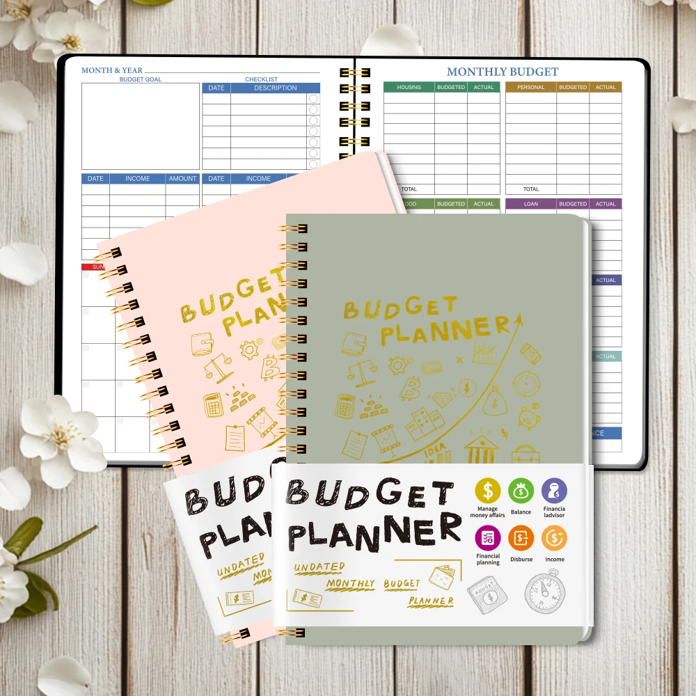 An 8.15 X 5.71-Inch Budget Planner: Monthly Financial Organization, an Undated Financial Planner Book