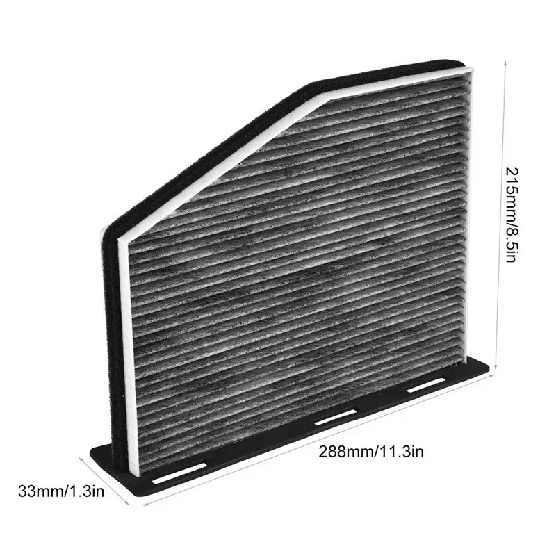 for VW Golf Passat Jetta Touran Tiguan CC GTI Beetle Rabbit Audi A3 TT Cabin Air Filter Conditioning Carbon Matrix 1K0819644