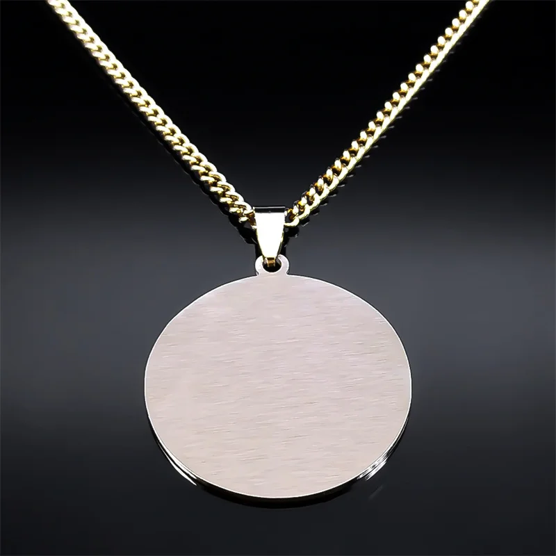 Stainless Steel Jewish Christian Pendant Necklace for Women Men Tetragrammaton Jehovah Yahweh Hebrew Alphabet Necklaces Jewelry