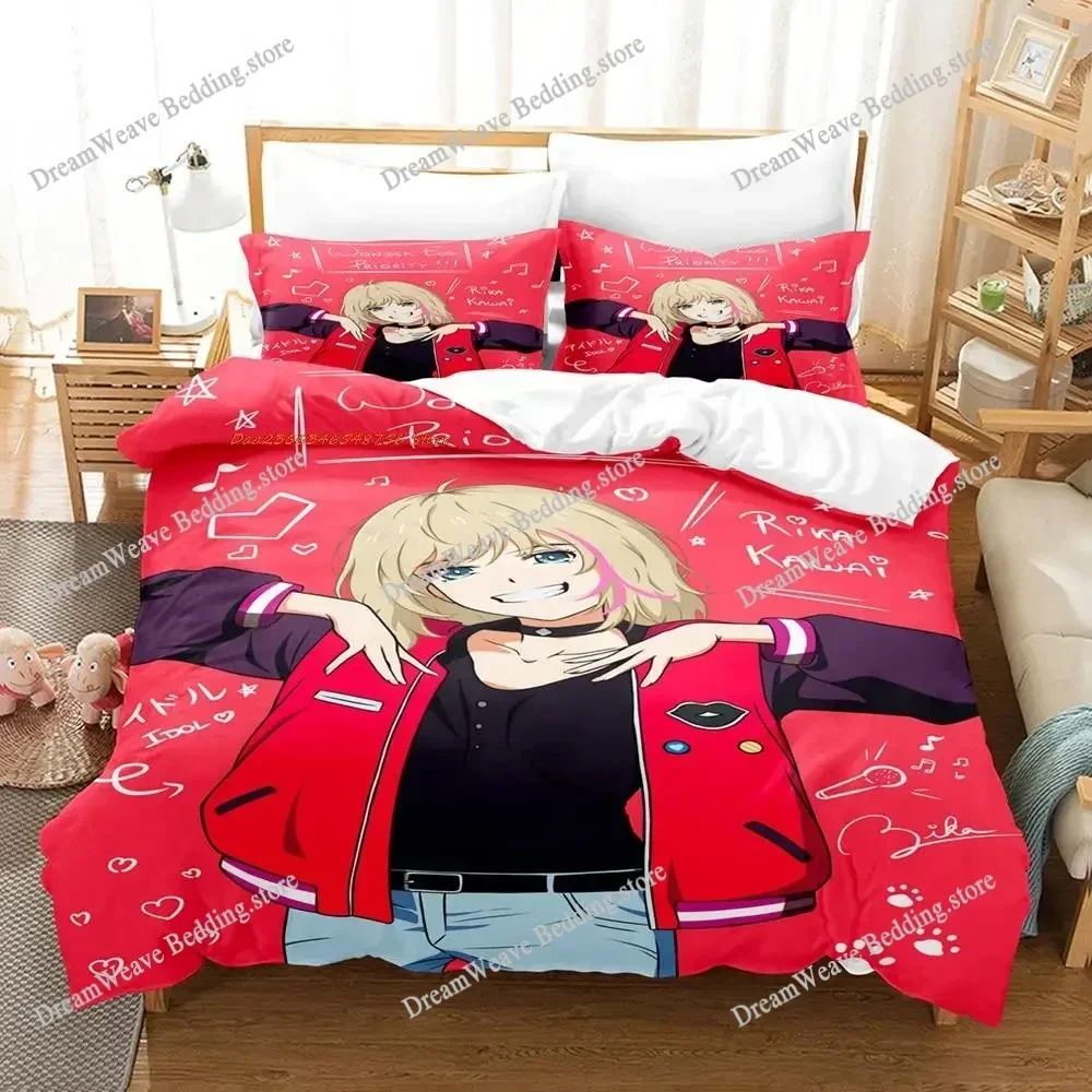 3D Printed Anime Wonder Egg Priority Bedding Set Duvet Cover Bedroom Comforter Single Twin King _Size Quilt Cover Luxury Gifts9