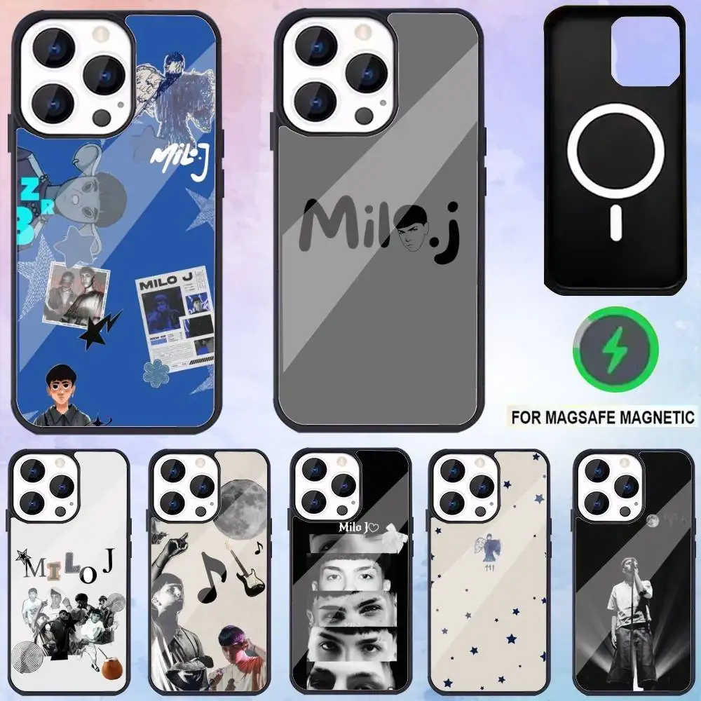 

S-singer M-milo j Phone Case For iPhone17,16,15,14,13,12,11 Plus,Pro Max Magnetic For Magsafe Wireless Charging