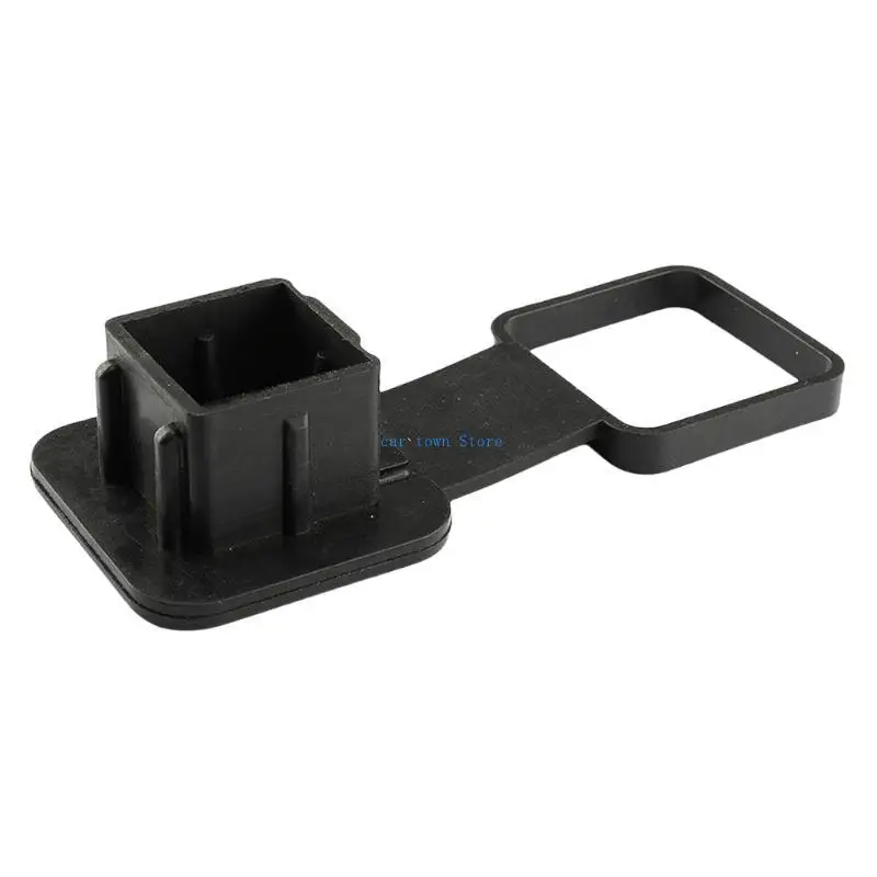 

RXJE Heavy Duty Rubber Hitch Tube Cover easy installs Trailer Hitch Plugs Caps for 2 Inch Receiver Tube for Protections