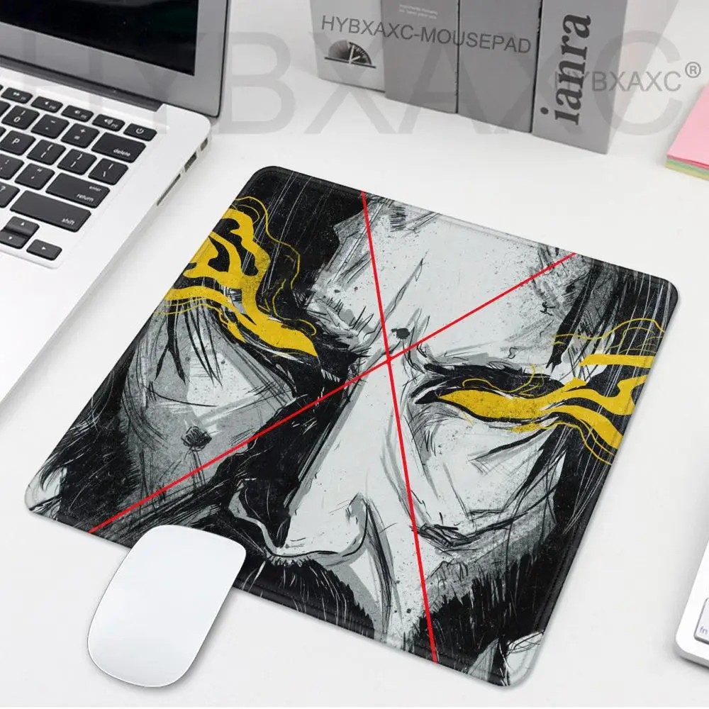 Neon Movie John-Wick Mouse Pad Kartun Mouse pad kecil untuk komputer desktop, keyboard kantor, e-sports, ROGs gaming mouse pad.