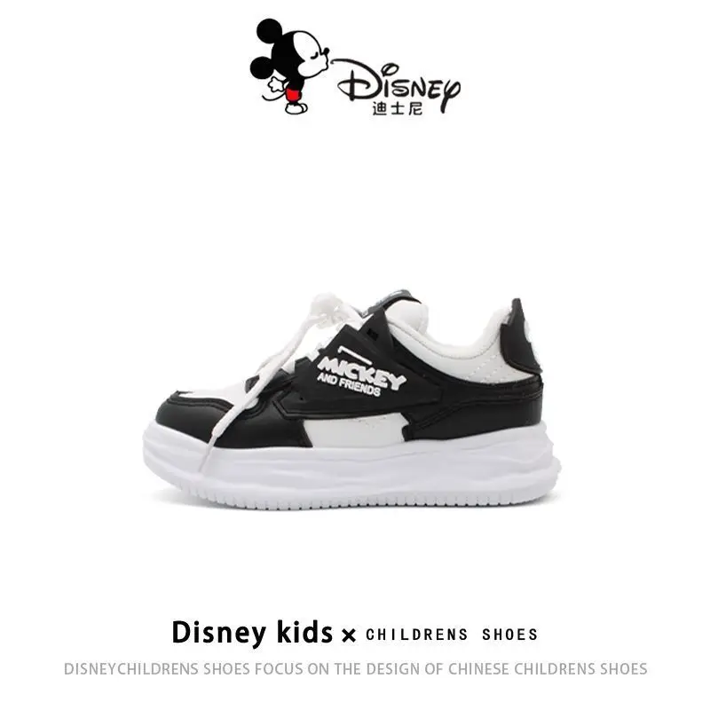 Mickey Mouse Sport Shoes Kids Board Shoes Disney Children Tennis Shoes New Boys Casual Sneakers Mickey Sport Shoes Size 26-37