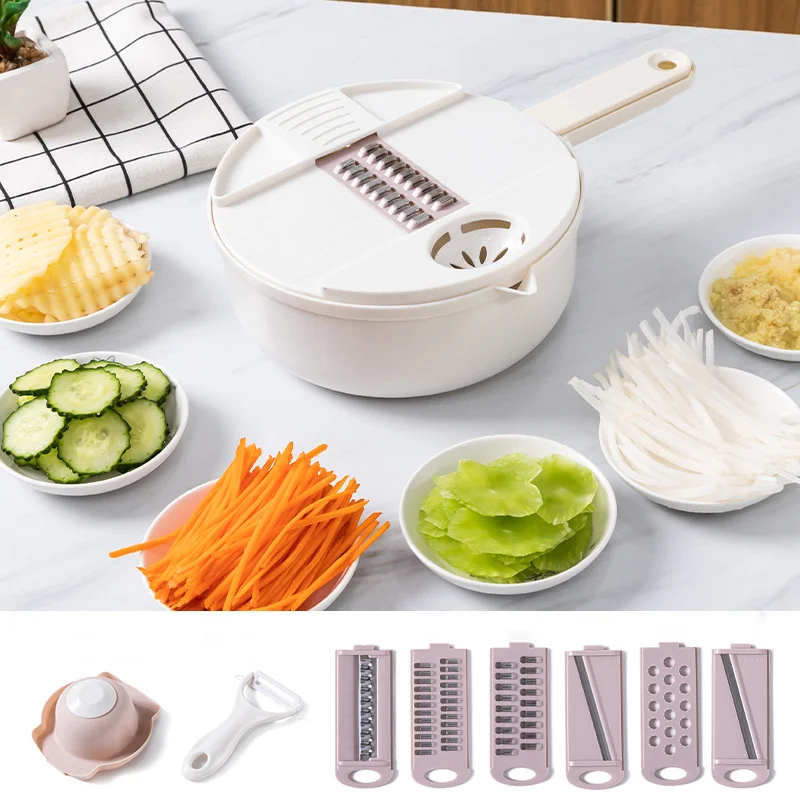 

Vegetable Cutter Grater Slicer Carrot Potato Peeler Cheese Onion Steel Blade Kitchen Accessories Fruit Food Cooking Tools