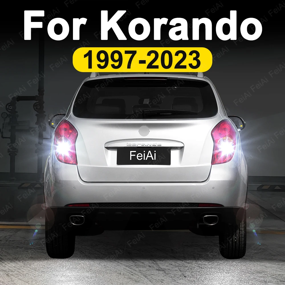 For SsangYong Korando LED Reverse Lights 1997-2006 2012 2013 2014 2010-2023 Korando C300 C200 Accessories Reversing Backup Light