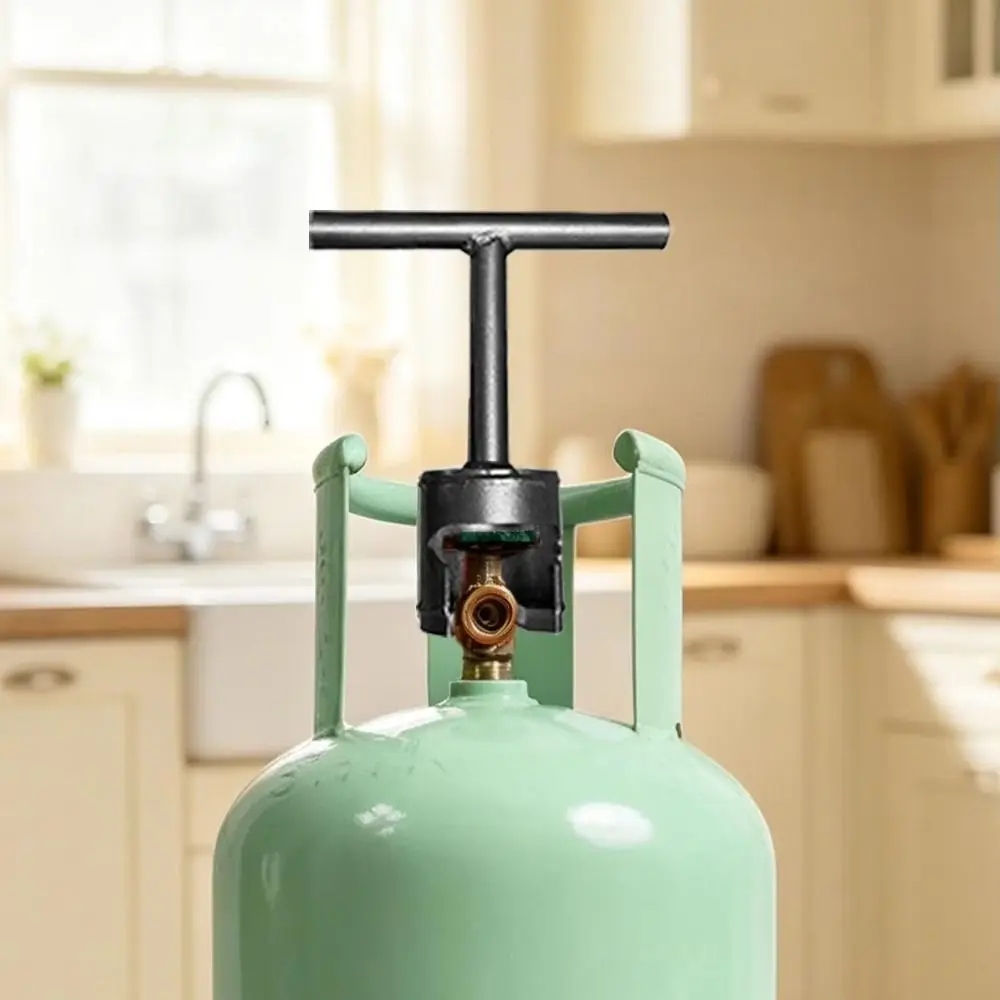 Steel Material Gas Valve Wrench Labor-Saving Leverage Anti-Wear Can Opener Compact Portable Anti-Rust