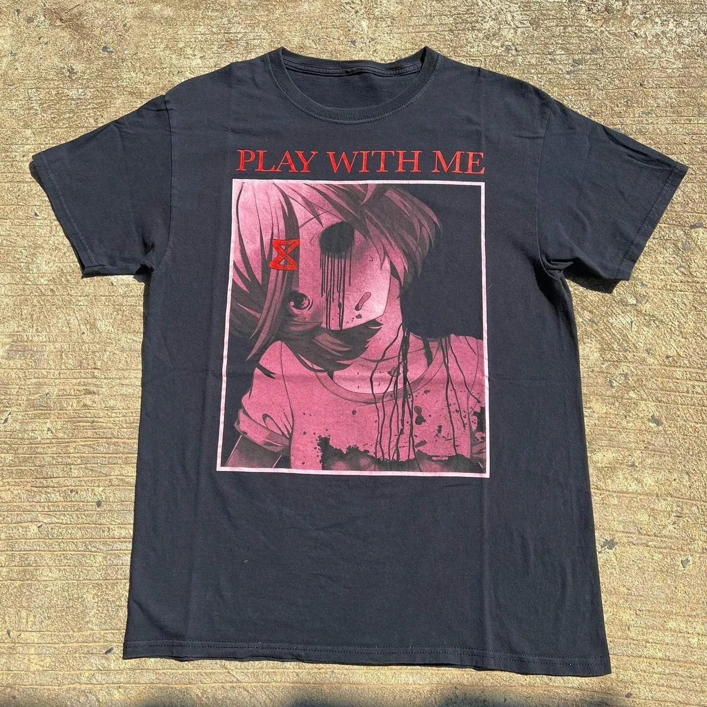 Heartbeat Literature Department - Contrast Horror Sayori Weird Sad Short-Sleeved T-shirt
