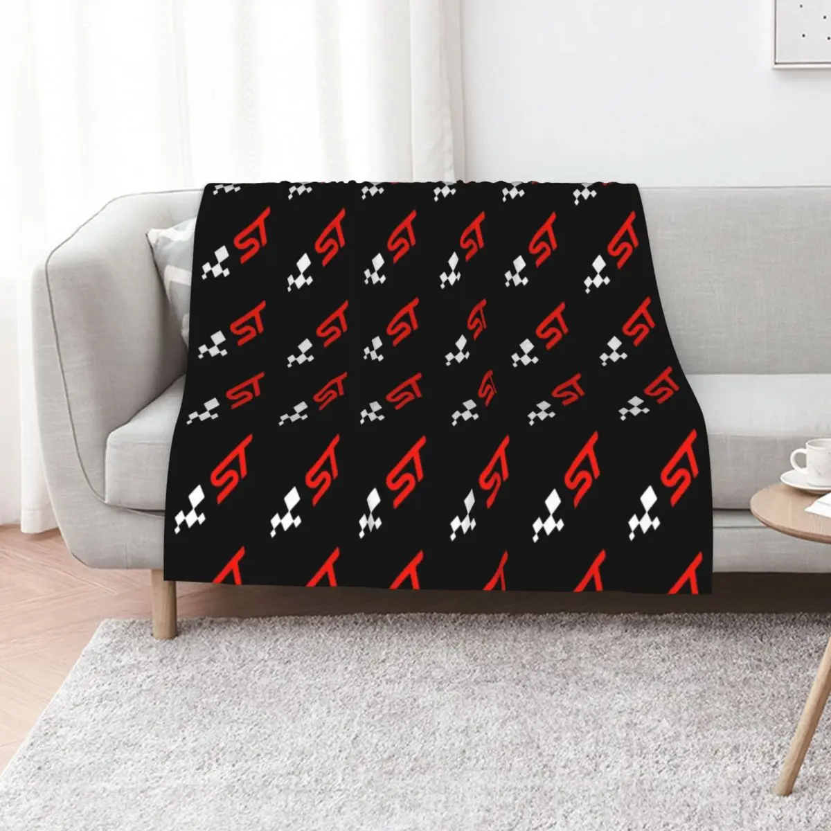 Focus ST Chequer Car Throw Blanket Flannels Luxury Large Cute Decorative Sofas christmas decoration Blankets