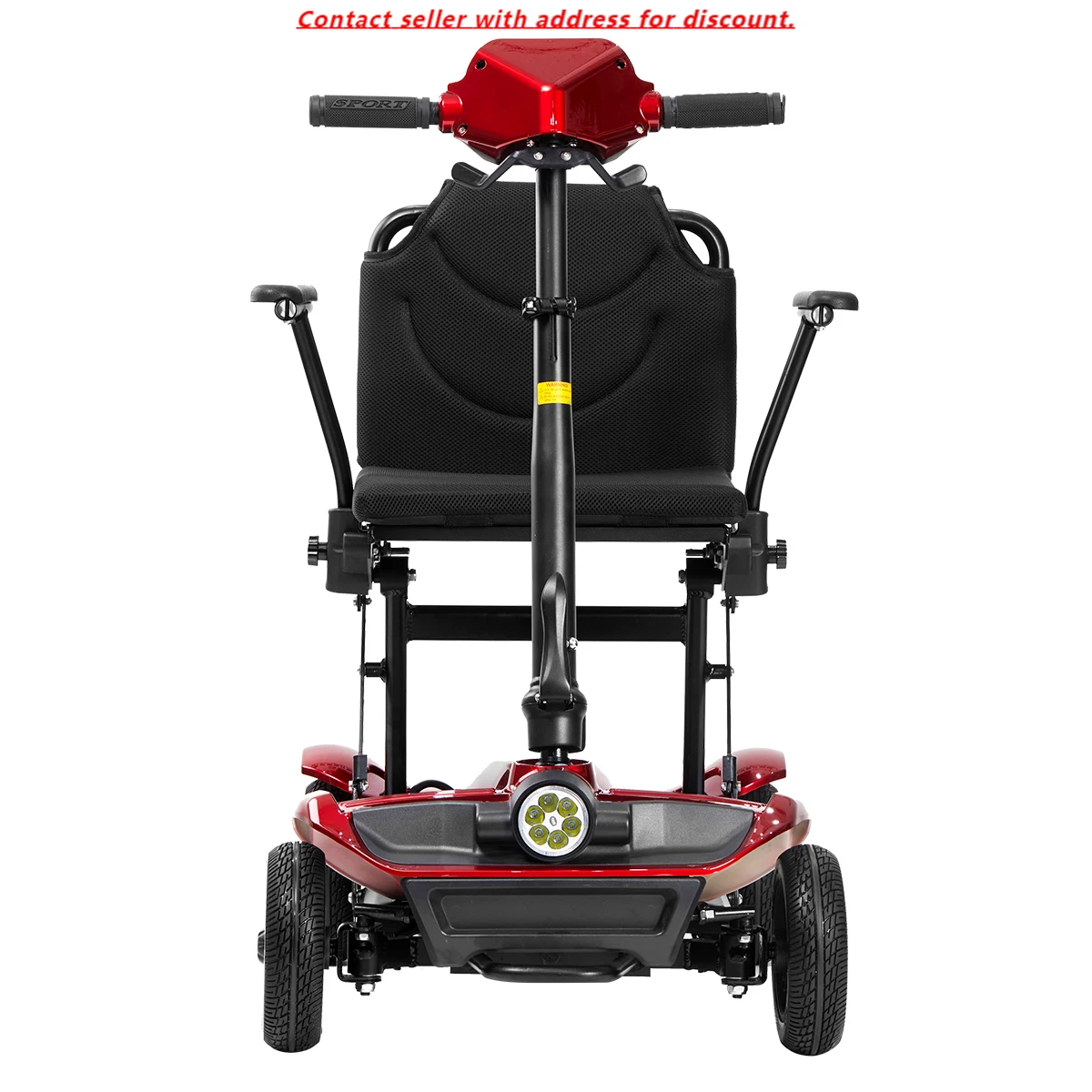 

2025 Hot Sale Electric Off Road Lightweight 18KG Folding Portable 4 Wheel Electric Mobility Scooter For Senior