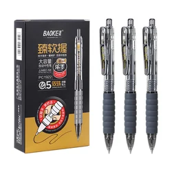 BAOKE-Stylo gel rétractable, 0.5mm, 0.7mm, 1.0mm, PC1922, PC1932, PC1933, 12 pièces