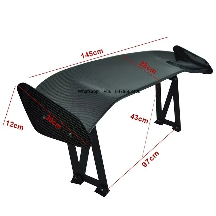 

Car Modified Tail/General Carbon Fiber Tail Tail/Running Wing/Three-Compartment General Tail/Lightweight Fixed Wind Wing