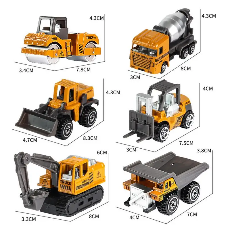 Engineering Vehicle Toys Construction Excavator Tractor Bulldozer Truck Models Kids Toy Car Boys Toys For Children Gifts