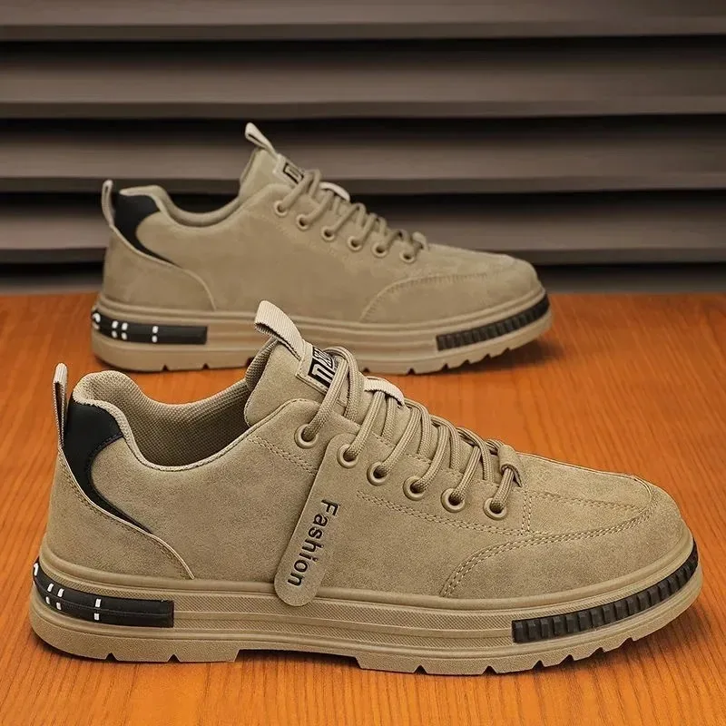 

Men's Shoes 2025 New Spring and Autumn Season Breathable Versatile Casual Trendy Shoes Men's Work Lightweight Sports Board Shoes