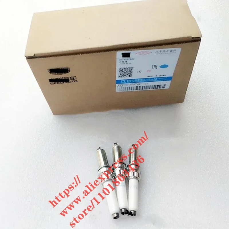 3pcs/set Spark Plug for Geely Binray/Emgrand SL 1.0T