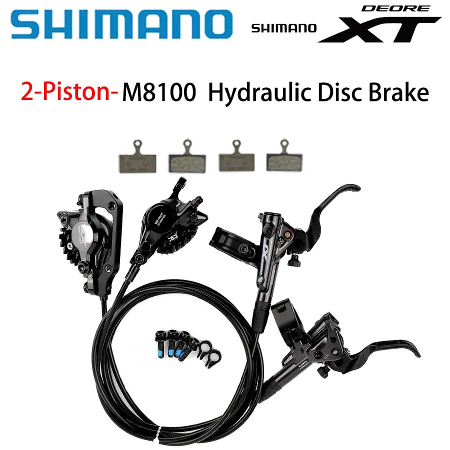 

SHIMANO DEORE XT M8100 2-поршневой M8120 4-поршневой тормоз MTB Горные велосипеды Гидравлический дисковый тормоз MTB BR BL-M8100 DEORE Brak