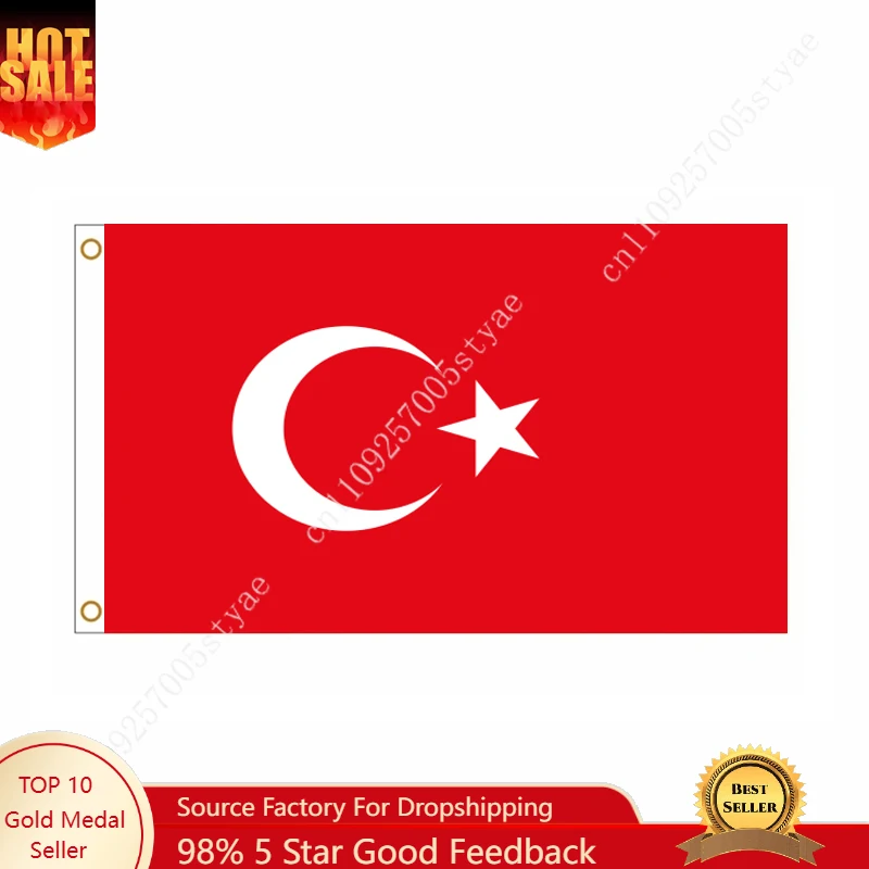 

Turkey Flag Turkey National Flags Wall decoration Sign Banner Poster For Outdoor indoor 90x150cm The Republic of Turkey Nationa