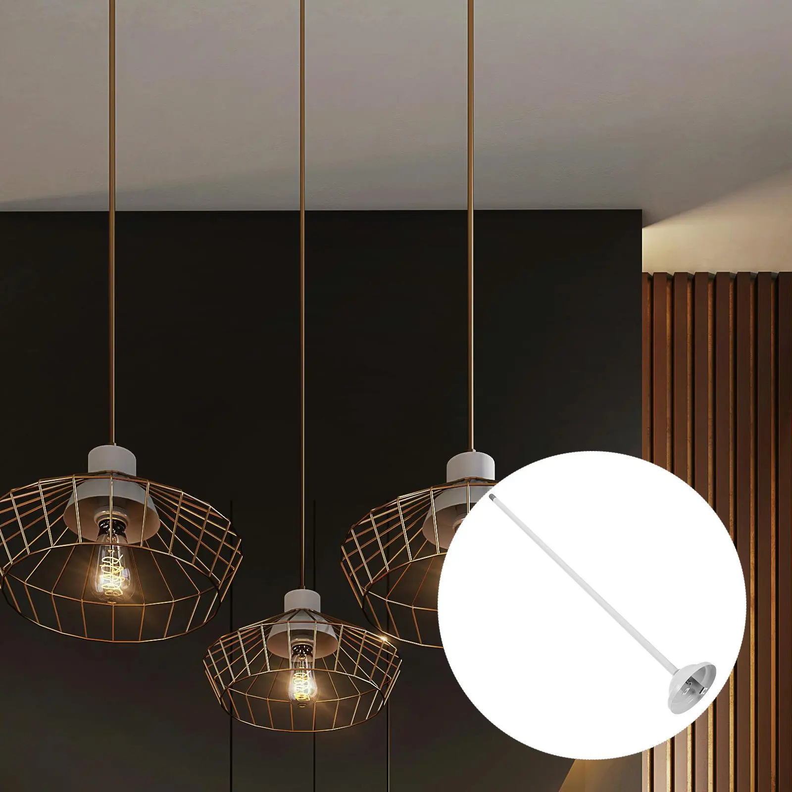 

Подвесной кронштейн для лампы Sunlight из утолщенного алюминиевого сплава, опора для люминесцентных ламп, световой стержень для подвесных светильников, для офиса и дома