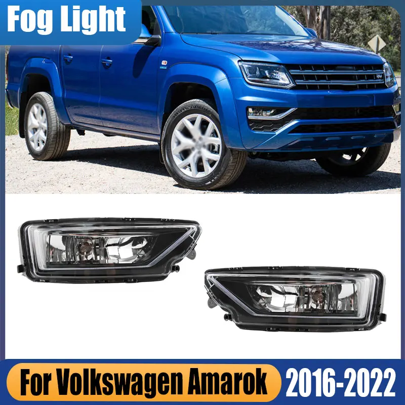 

For Volkswagen For VW Amarok 2016 2017-2022 Auto Front Bumper Fog Light Driving Lamp Foglamp Car Signal Lamp 2H6807490 2H6807489